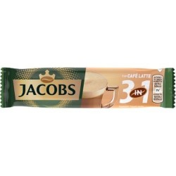 Mix de cafea, Jacobs 3in1 Latte,  10 plicuri x 12.5g