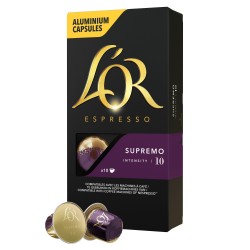 Capsule cafea, L'OR Supremo UTZ, 10 bauturi , compatibile Nespresso