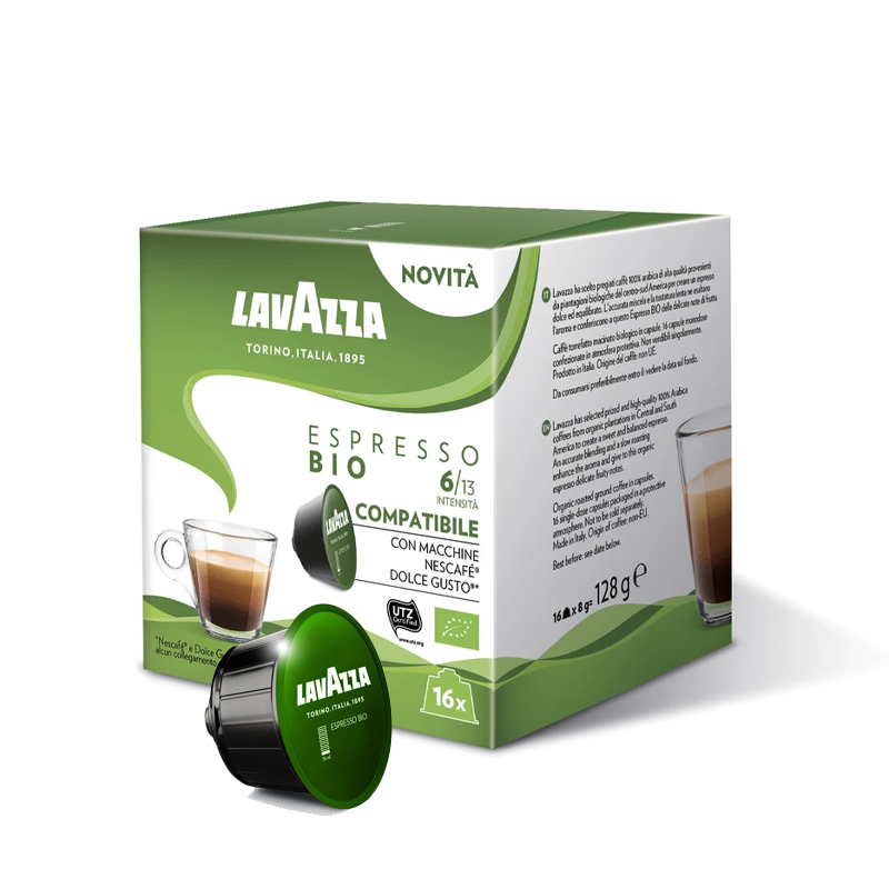 Capsule Lavazza Espresso Bio, capsule compatibile Dolce Gusto 