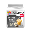 Capsule cafea Tassimo Coffee Shop Flat White, 16 capsule, 8 bauturi, 220g