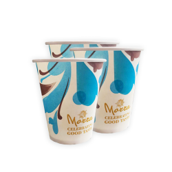 Pahare carton, brand Morra, 240ml, 8 oz - 100 buc