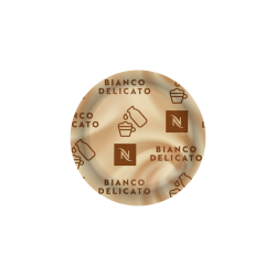 Capsule plate Nespresso Bianco Delicato 50 buc