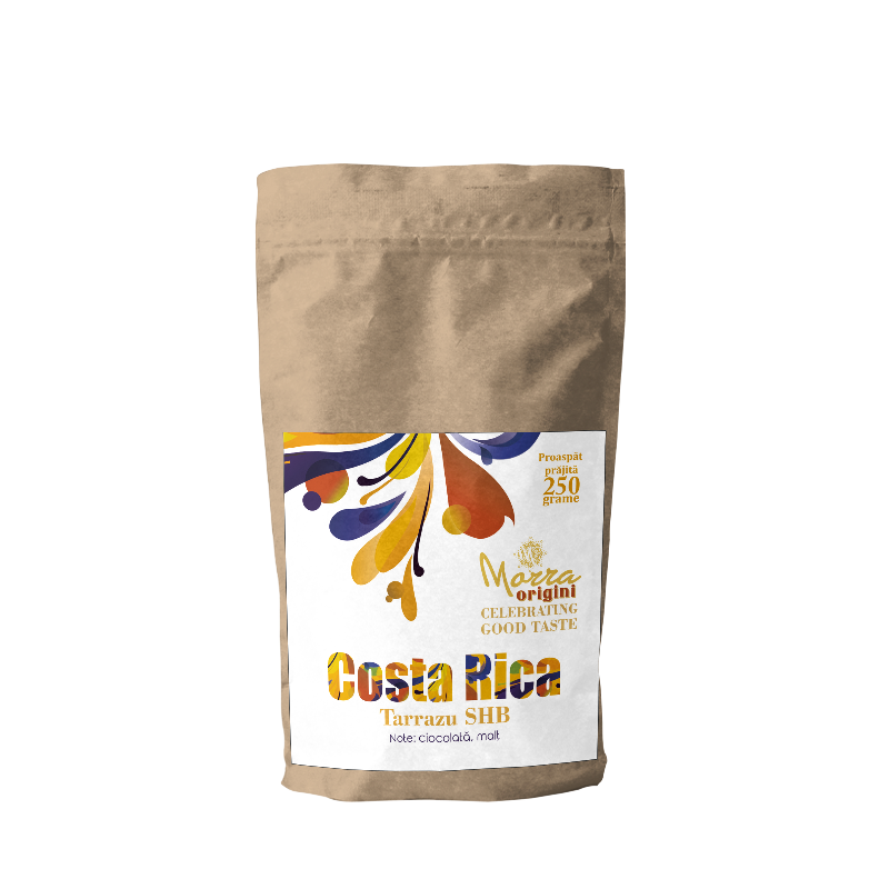 Morra Origini Costa Rica Tarrazu, cafea boabe, proaspat prajita, 250g