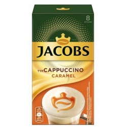 Mix de cafea, Jacobs CappuccinoCaramel, 8 plicuri x 15 g