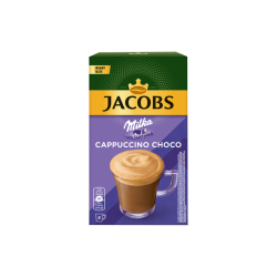 Mix de cafea, Jacobs Cappuccino Milka Choco,  8 plicuri x 15.8g