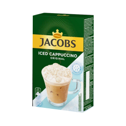 Mix de cafea, Jacobs Iced Cappuccino Original,  8 plicuri x 17.8g