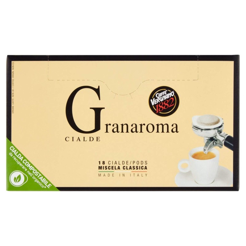 Cafea monodoze Vergnano Granaroma, 18 pods