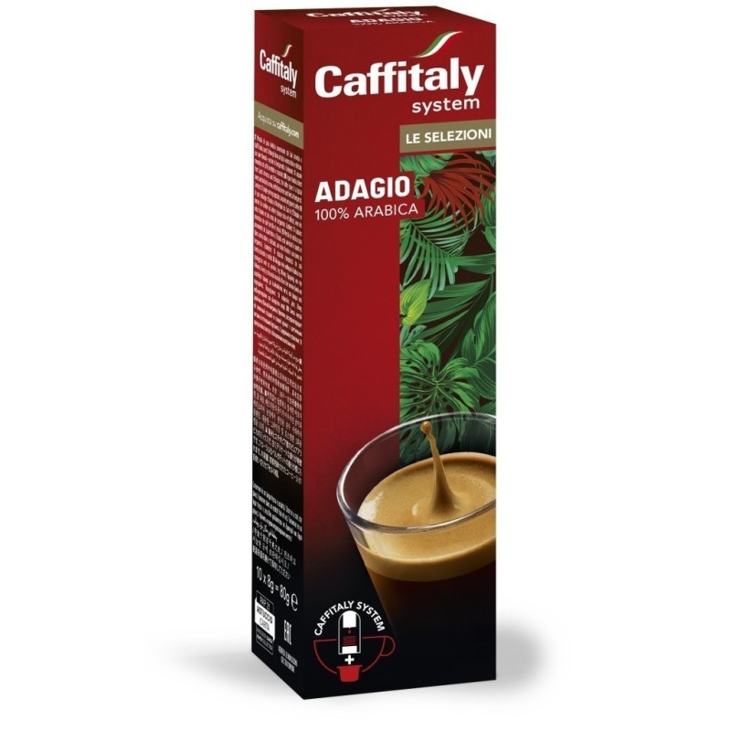Capsule Caffitaly Super Premium Adagio 100%arabica-10 capsule