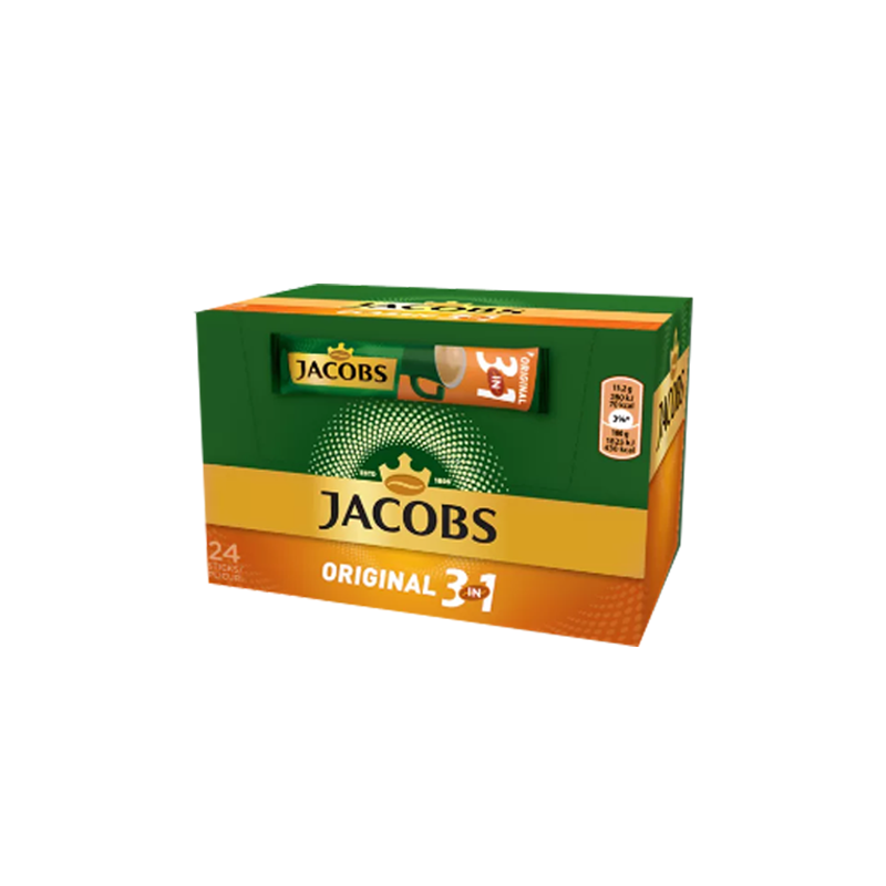 Jacobs 3in1 Classic,  24 plicuri x 15.2 g