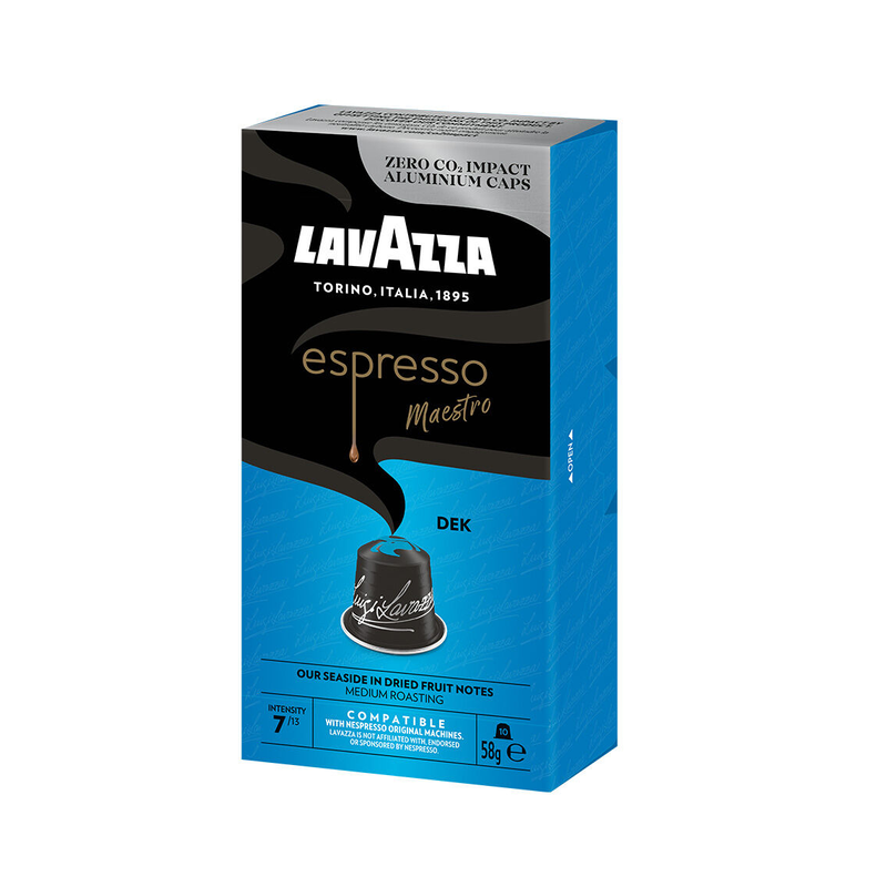 Capsule Lavazza Espresso DEK, capsule compatibile Nespresso,10 buc