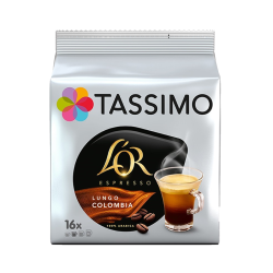 Capsule cafea Tassimo L'OR, Colombia, 16 bauturi x 120 ml, 16 capsule