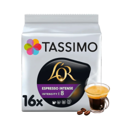 Capsule cafea Tassimo L'OR, Espresso Intense, 16 bauturi x 75 ml, 16 capsule