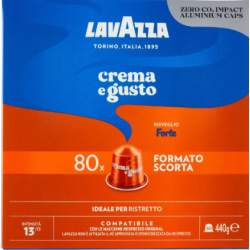 Capsule Lavazza Crema e Gusto Forte, capsule compatibile Nespresso, 80 buc