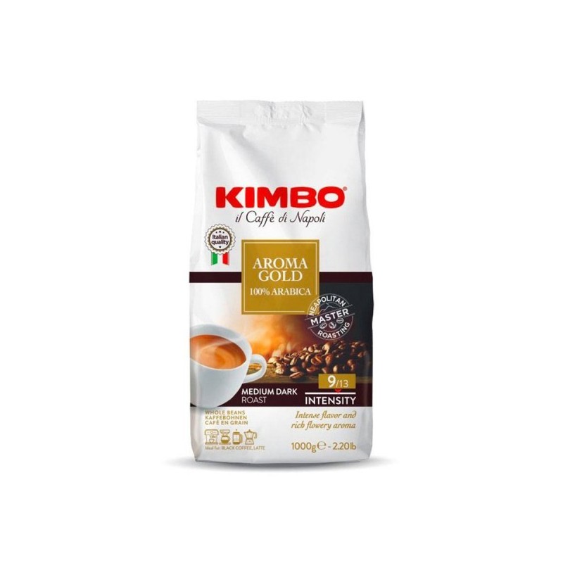 Kimbo Aroma Gold, cafea boabe 1kg