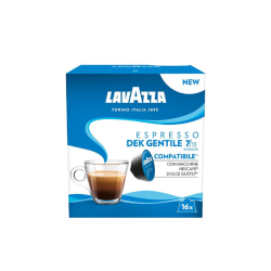 Capsule Lavazza Espresso DEK GENTILE, compatibile Dolce Gusto 16 capsule