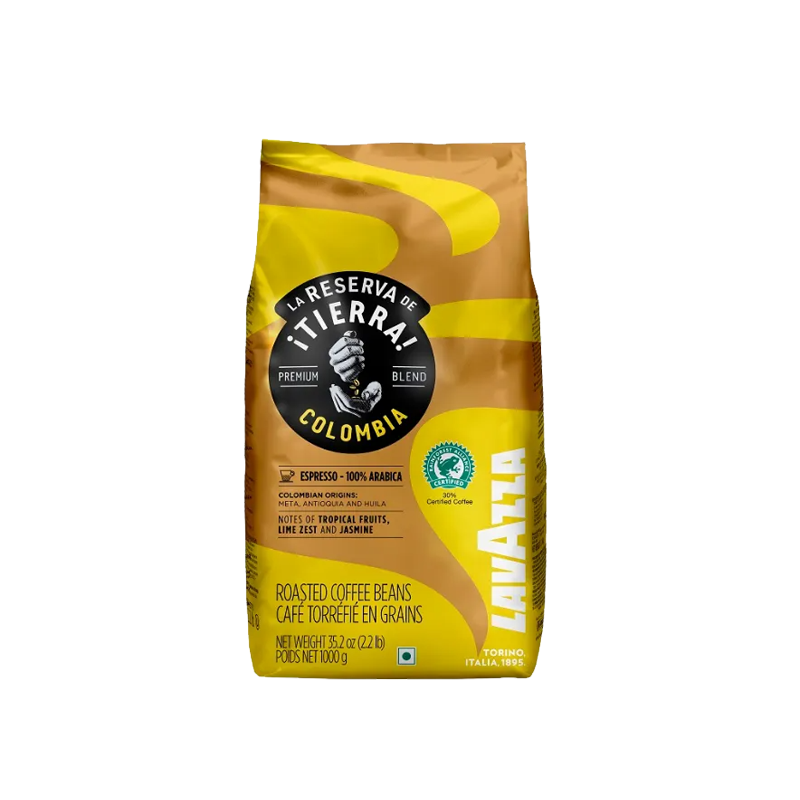 Lavazza Tierra Colombia Espresso, cafea boabe 1 kg