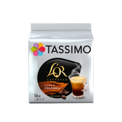 Capsule cafea Tassimo L'OR, Colombia, 16 bauturi x 120 ml, 16 capsule