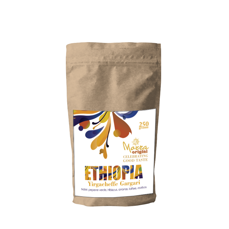 Morra origini Ethiopia Yirgacheffe Gargari, cafea boabe origini, 250g