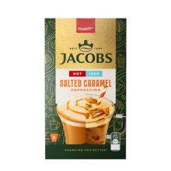 Mix de cafea, Jacobs Hot/Iced Cappuccino Salted Caramel