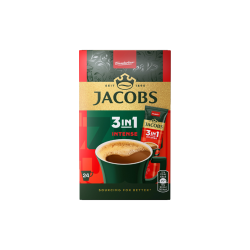 Mix de cafea, Jacobs 3in1 Intense,  24 plicuri x 11.1 g