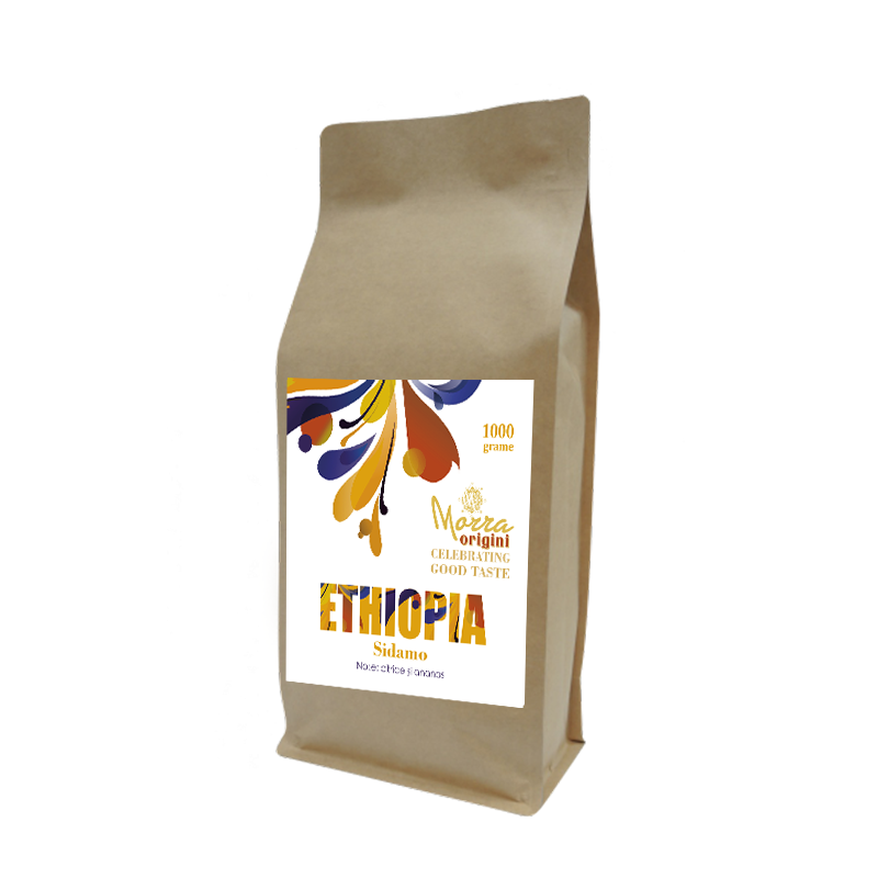 Morra Origini Ethiopia Sidamo cafea boabe origini 1kg