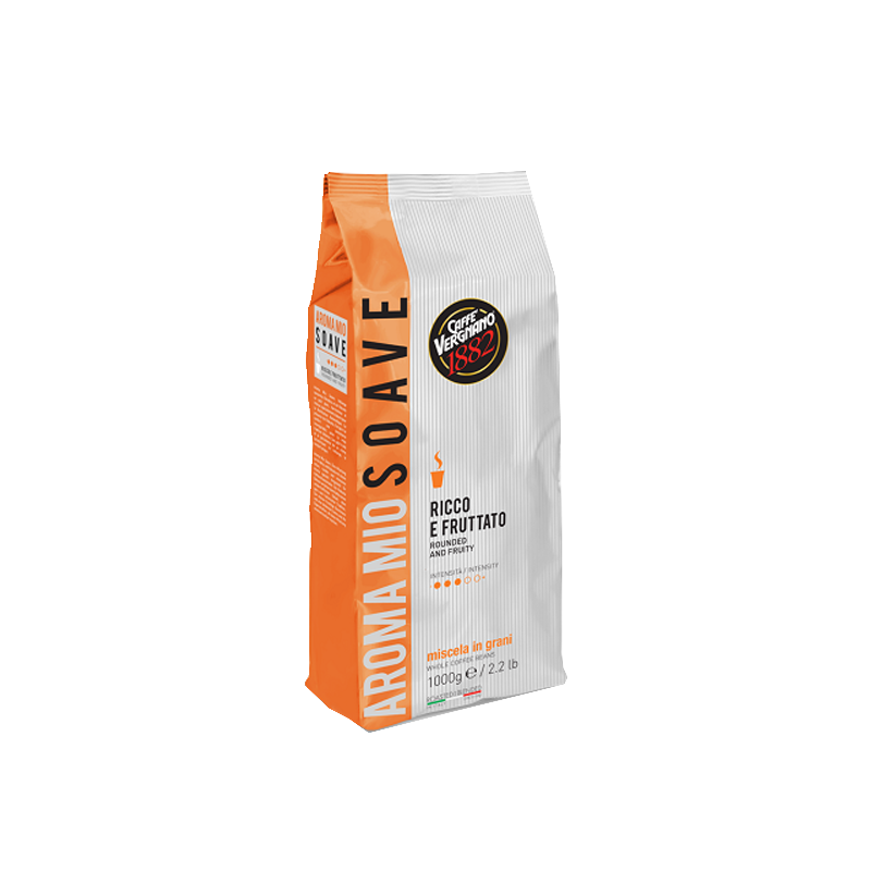 Vergnano Aroma Mio Soave,Ricco e Fruttato, cafea boabe 1kg