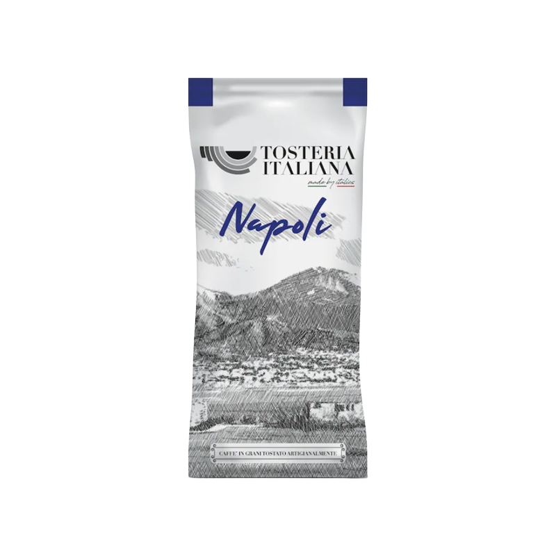 Tosteria Italiana Napoli, cafea boabe proaspat prajita 1kg