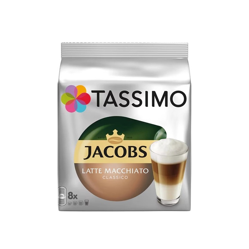 Capsule cafea, Jacobs Tassimo Latte Macchiato, 8 bauturi
