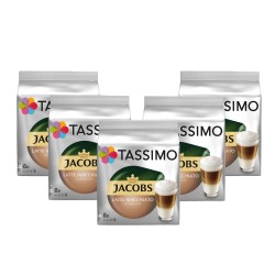 Set 5 x Cutii Capsule cafea, Jacobs Tassimo Latte Machiato