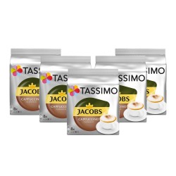 Set 5 x Cutii Capsule cafea, Jacobs Tassimo Cappuccino, 8 bauturi