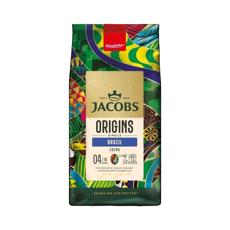 Jacobs Origins Brazil, cafea boabe 1kg