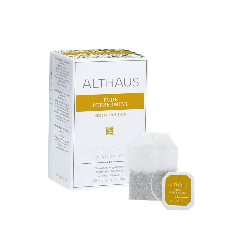 Althaus Delipack ceai de menta Pure Peppermint-20 plicuri