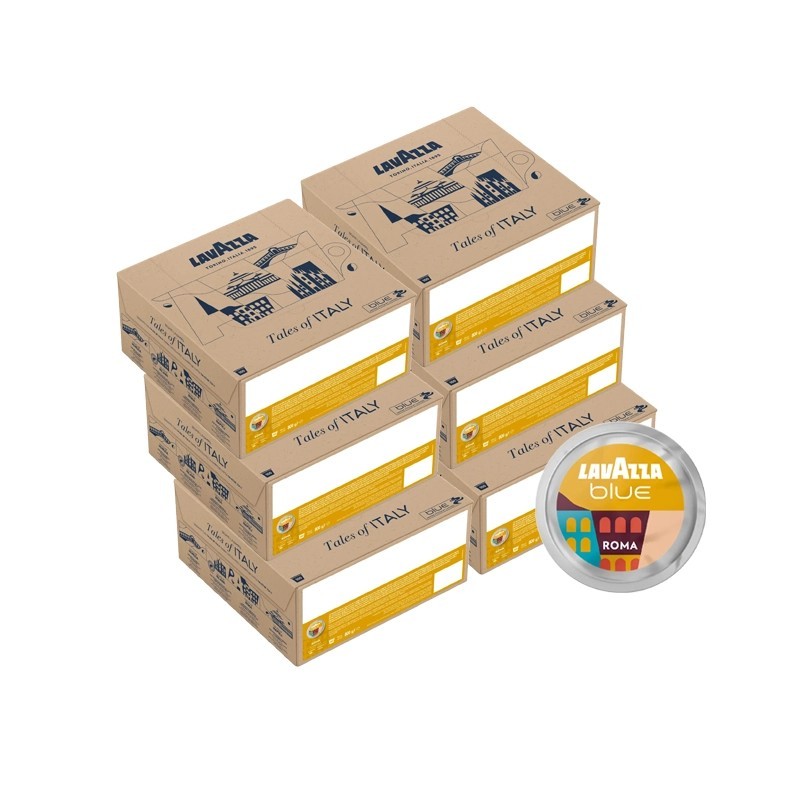 Pachet 6 x Cutii Capsule Lavazza Blue Roma,100 capsule/cutie