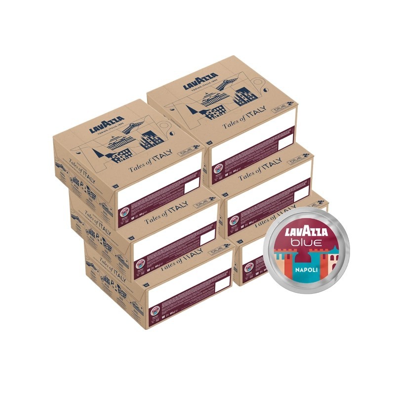 Pachet 6 x Cutii Capsule Lavazza Blue Napoli,100 capsule/cutie