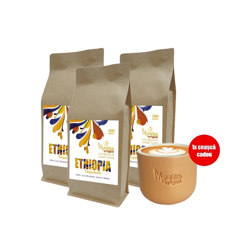 Pachet Morra Origini Grand Trio, 3kg cafea origini