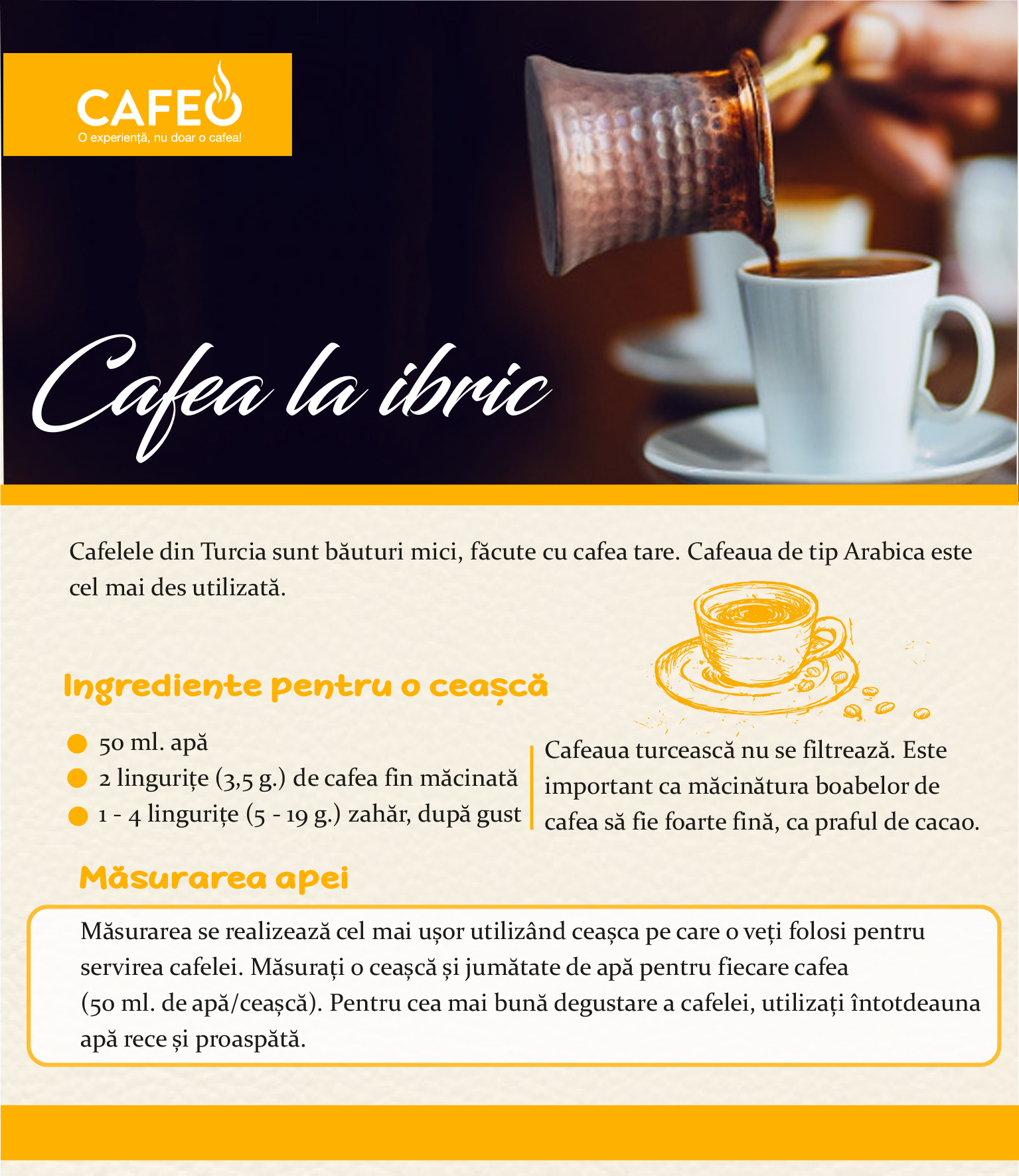 Cafea la ibric 1